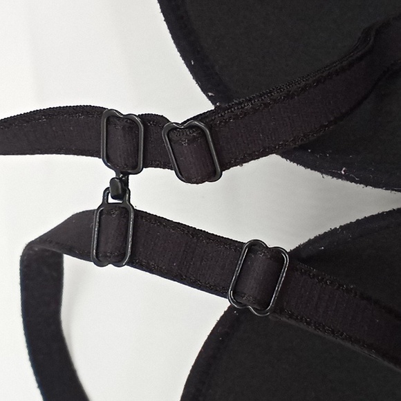 Freya Cameo Underwire Deco Plunge Bra Black 34C - Picture 7 of 11